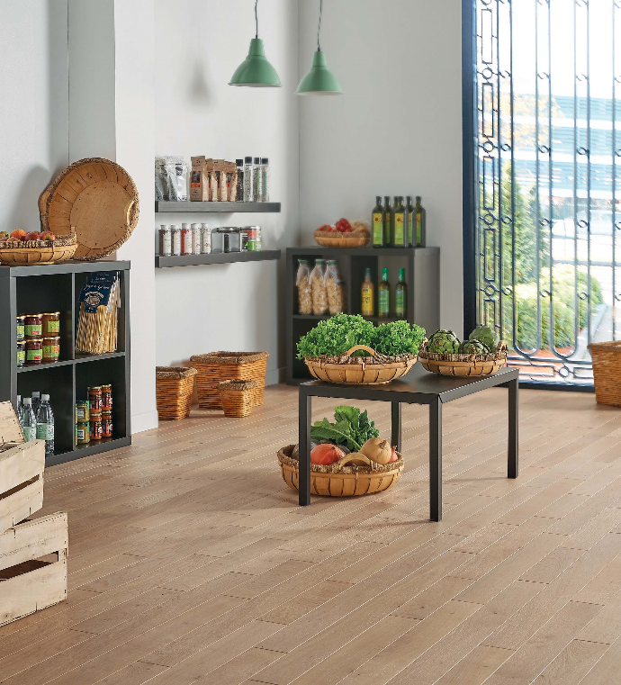 parquet pas cher contrecollé flottant monolame 90/12mm CLIC TRAVIATA Montpellier LINEN