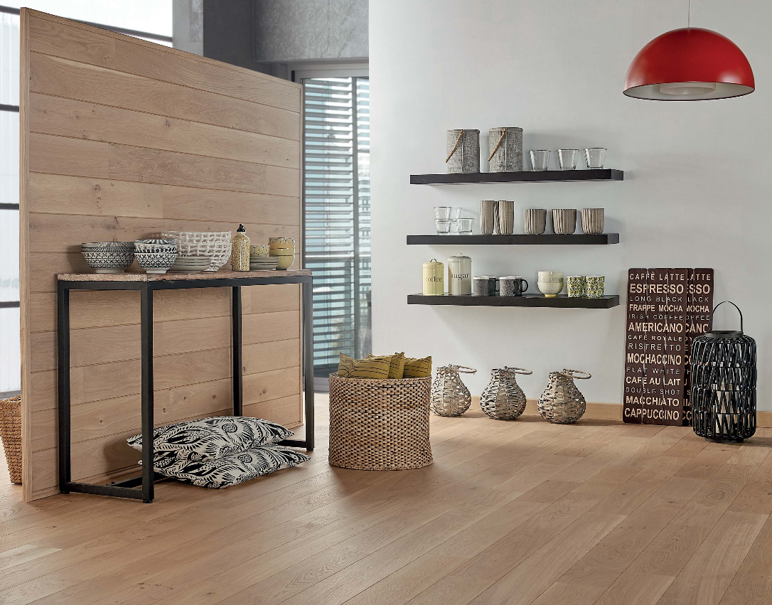 parquet 1er prix contrecollé flottant monolame Bois Flotté Castries