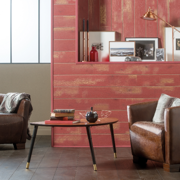 parquet mural 34 - Chêne Rouge Cabane