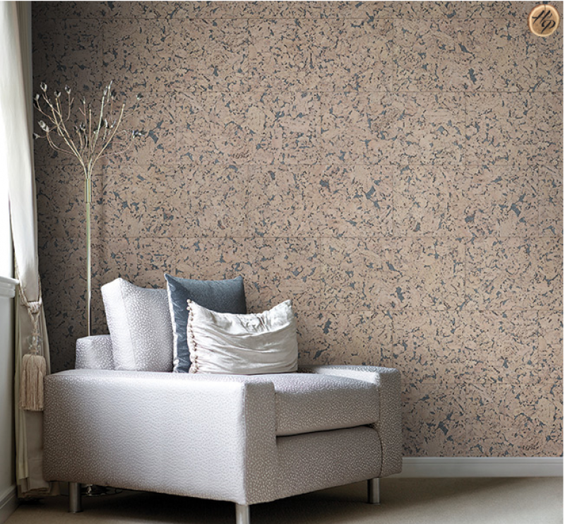 panneau de liège clair à coller sur mur écologique Black Pearl Lyon 69