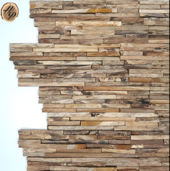 parement pour mur en bois exotique veritable Paris 75