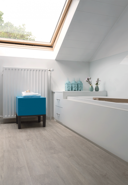 SOL POUR SALLE DE BAIN NATUREL IMITATION PARQUET DESIGN FROST NIMES 30