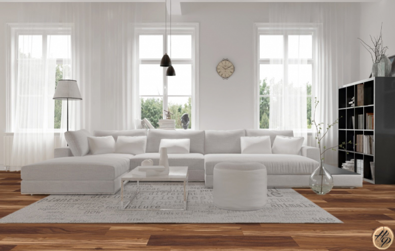 parquet exotique en liège très résistant salon et séjour American Walnut Beauvais 60