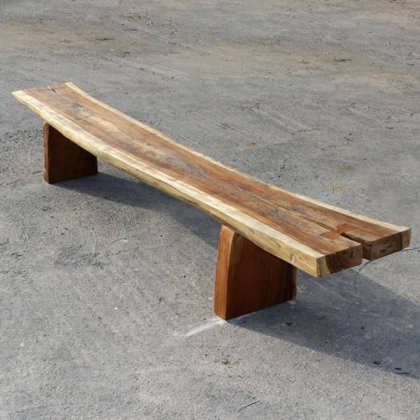 BANC BOIS DE SUAR 280 CM MODERNE ET DESIGN décorateur STRASBOURG 67