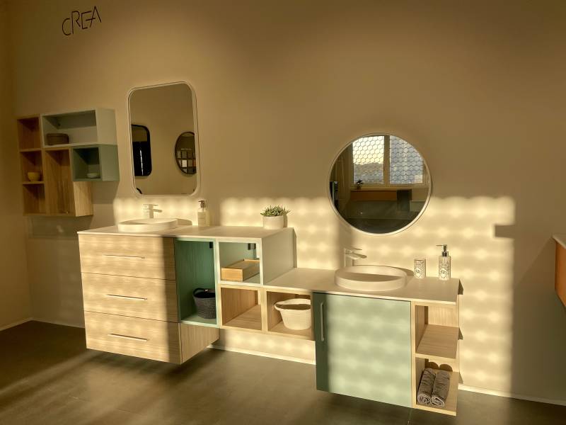 Salle de bain vert d'eau Nimes 30