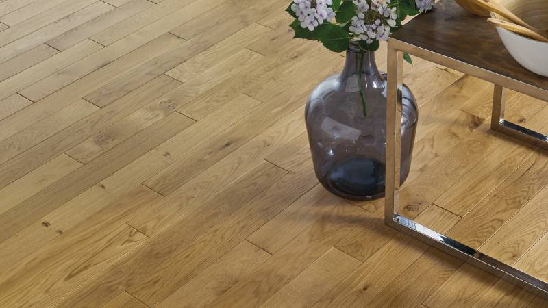 parquet en chêne massif Français satiné CANNES 06